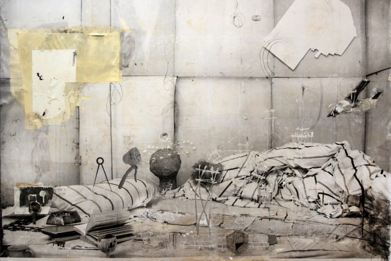Kunsthaus Hamburg Hehemann, Arrivals & Departures 190 x 250 mischtechnik auf leinwand 2014