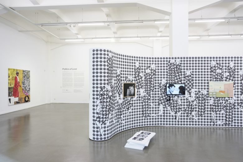 Installation view: Politics of Love, Kunsthaus Hamburg 2024, Photo: Antje Sauer
