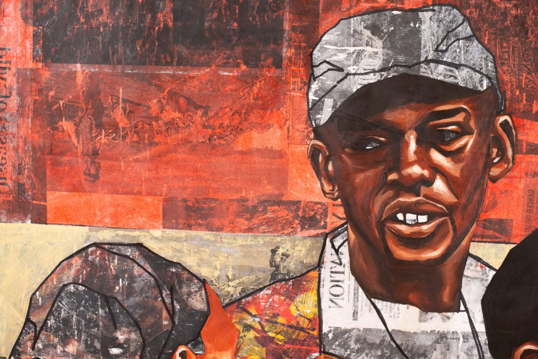 Detail von:
Nicholas Odhiambo Mboya
Between Hope and Despair, 2022
Courtesy der Künstler